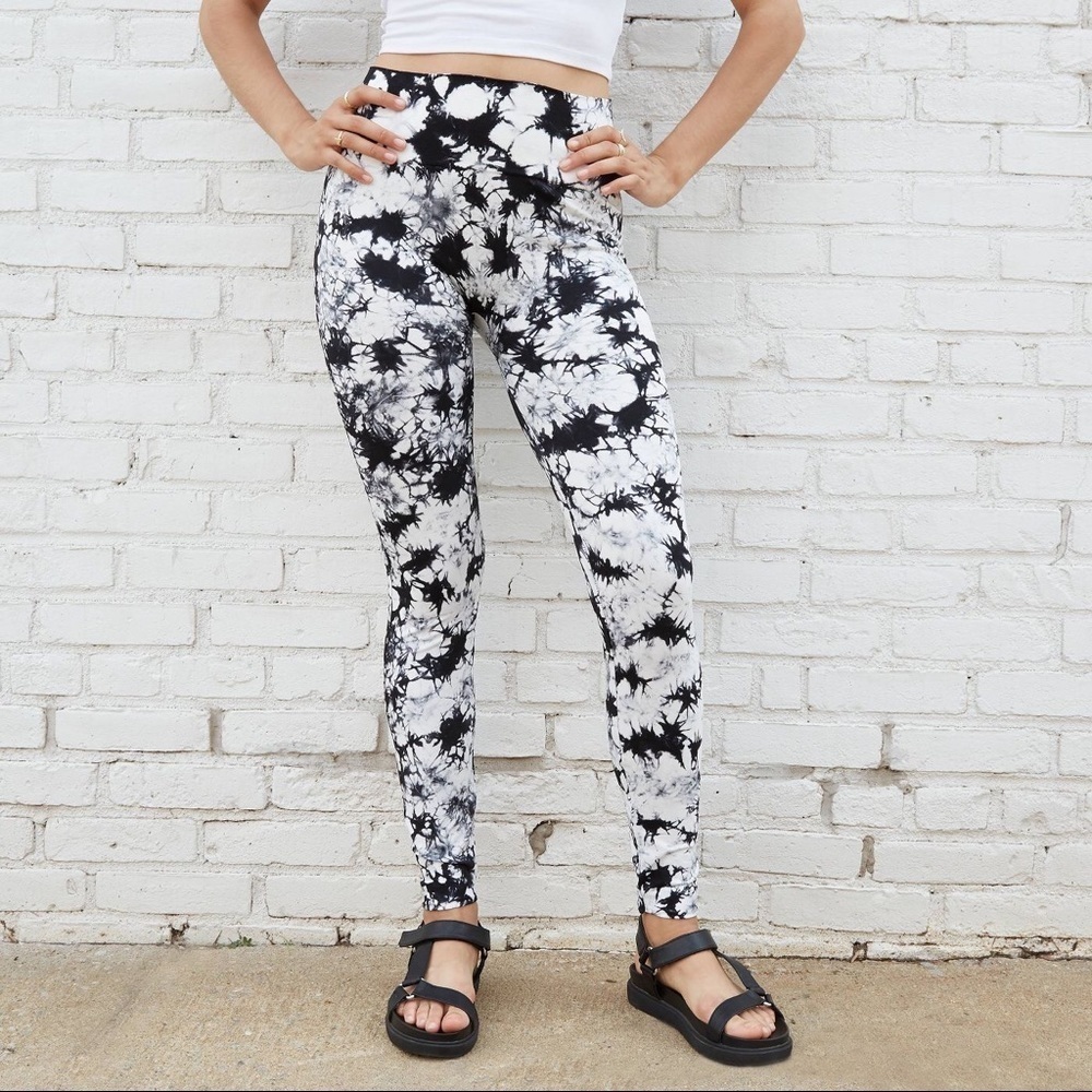 Seamless High-Waist Tie-Dye Leggings